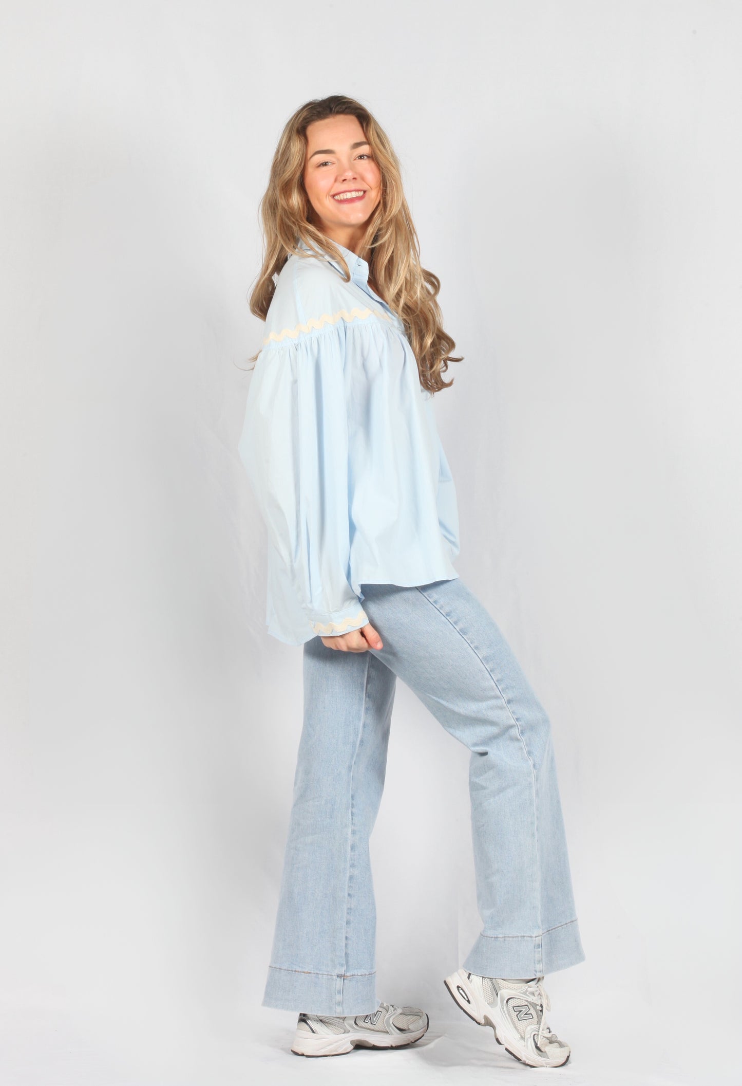Blue sky blouse
