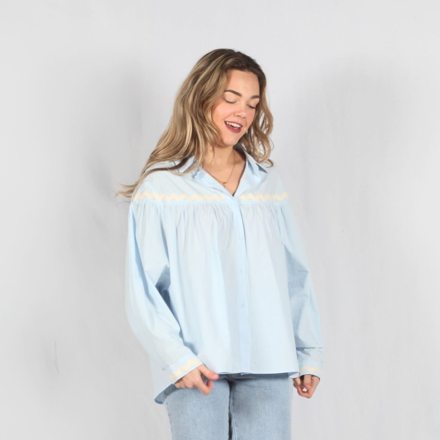 Blue sky blouse