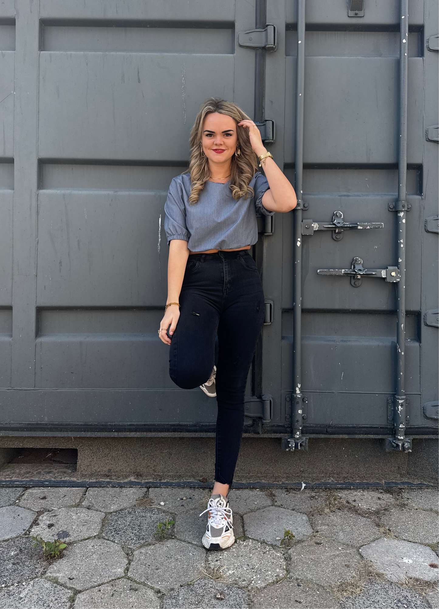 Blue Edge Top