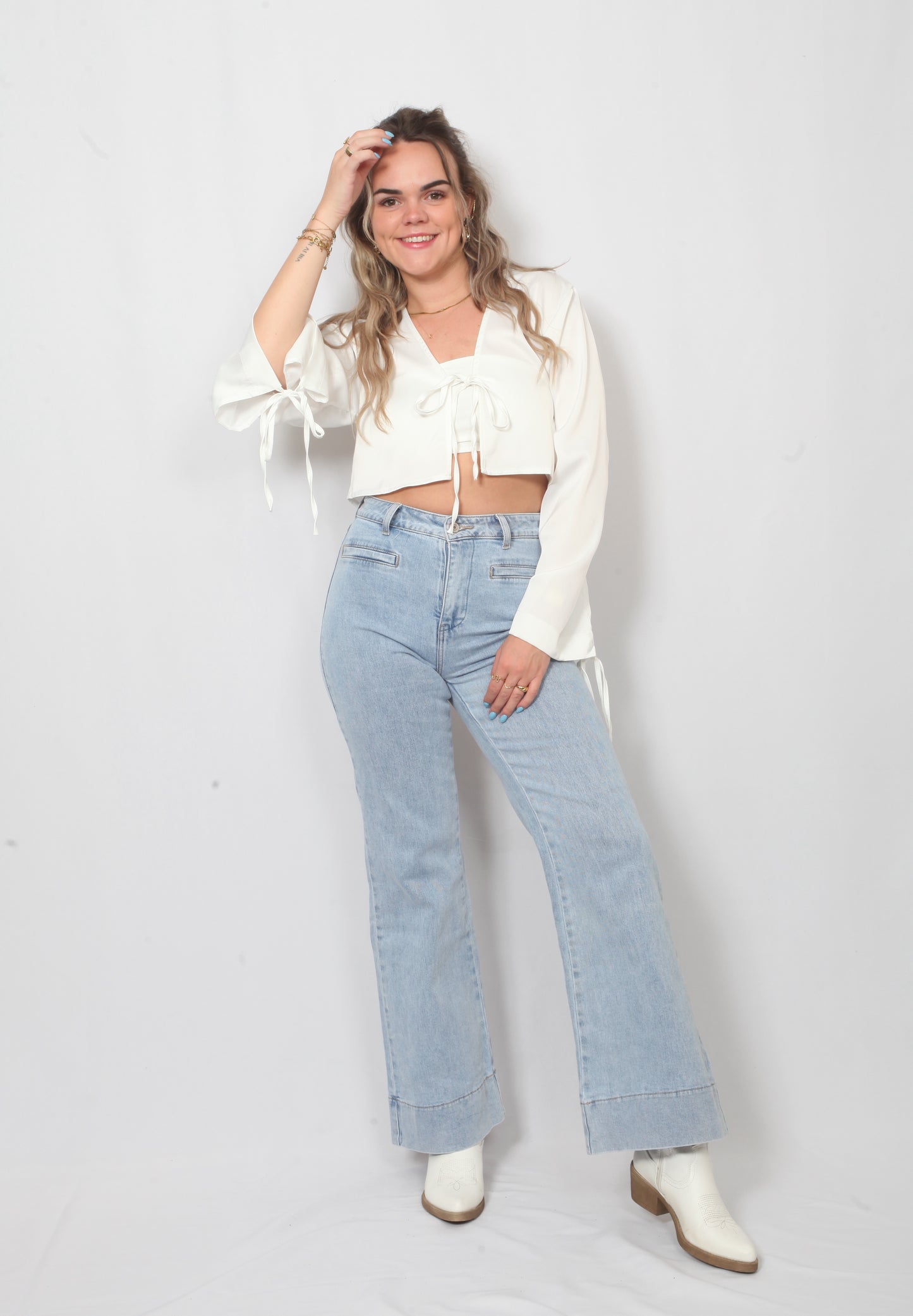 Ivory Glow Blouse