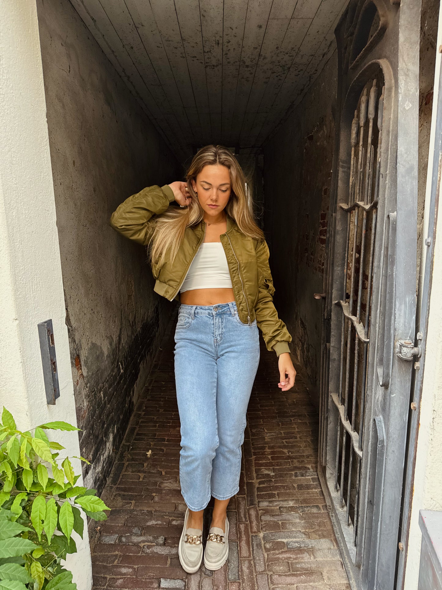 Savage Green Bomber