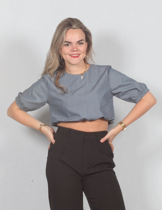Blue Edge Top