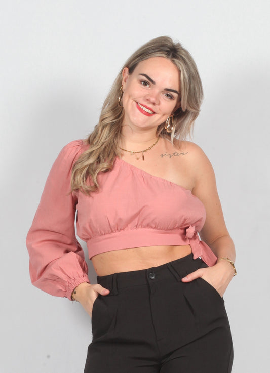 Rosy Twist Top