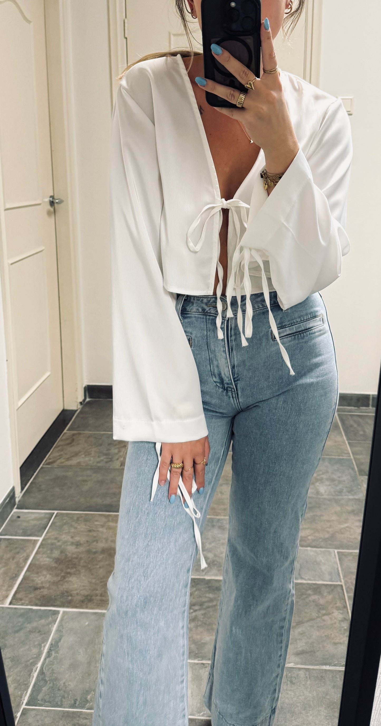 Ivory Glow Blouse