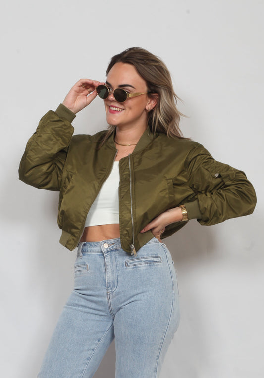 Savage Green Bomber