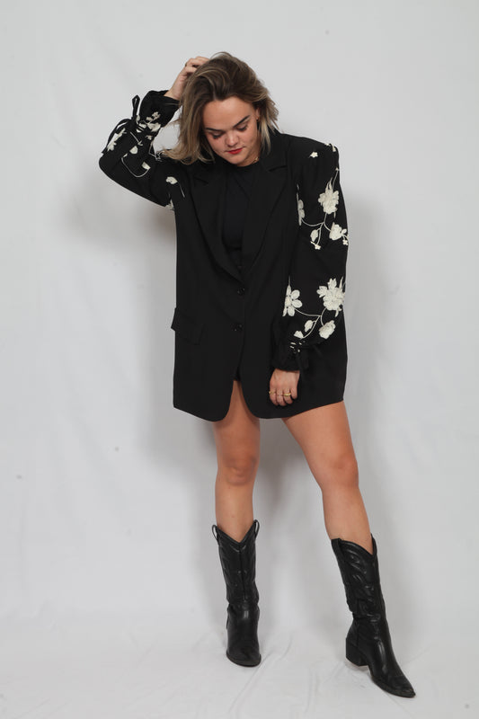 Floral Elegance Blazer